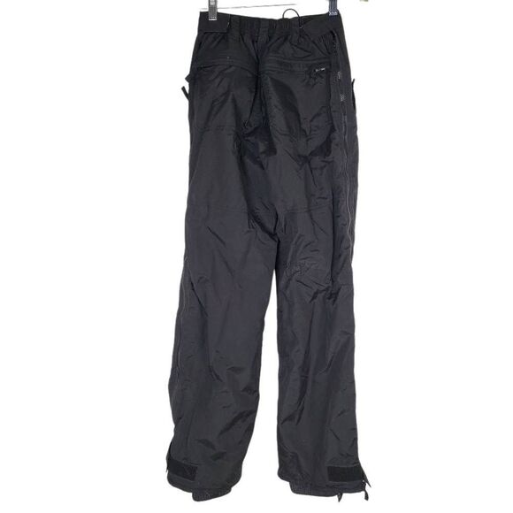 Pulse Men’s Black Waterproof Lightly Insulated Zip-Vent Snow Pants Size Small - Picture 5 of 16